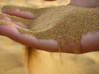 沙子烘干干燥成品